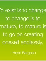 To Exist is To Change....